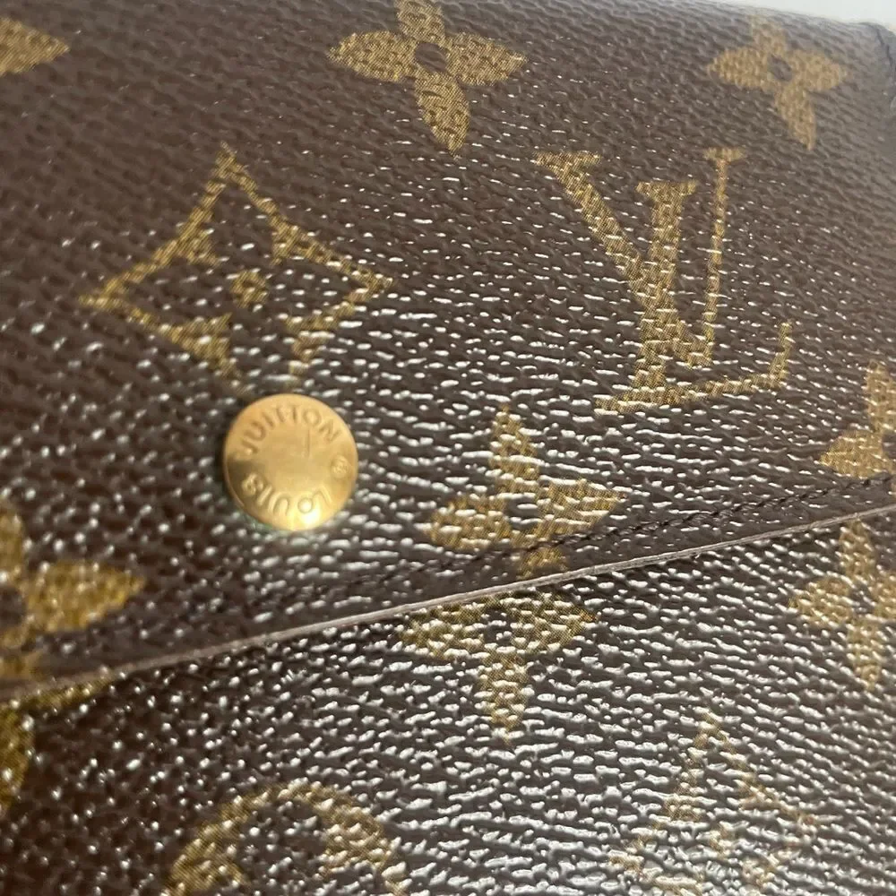 Authentic Louis Vuitton Monogram Tresor Etui Trifold Wallet
